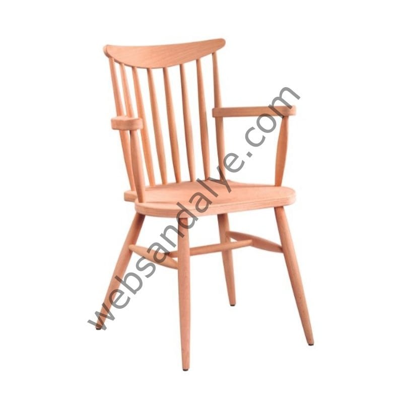 Gerona Kollu Ham Ahşap Sandalye