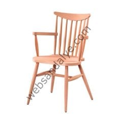 Gerona Kollu Ham Ahşap Sandalye