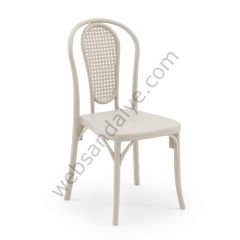 Antik Plastik Sandalye Bej