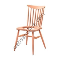 Gerona Döşemeli Ham Ahşap Sandalye