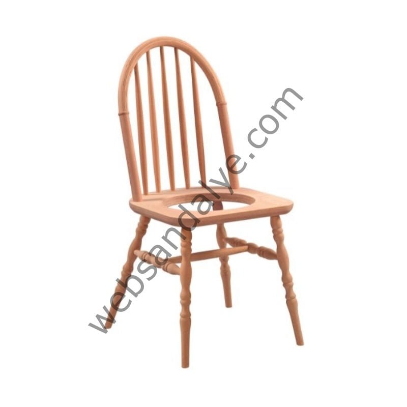 Granada Döşemeli Ham Ahşap Sandalye