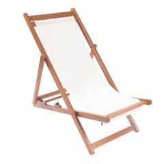 Aras Ahşap Şezlong Ceviz