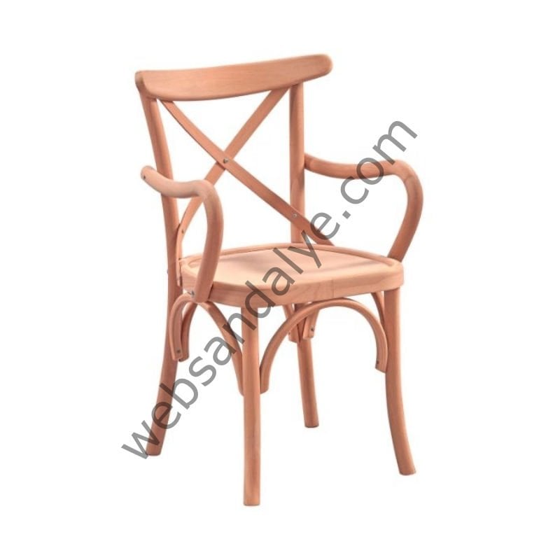 Lerida Kollu Tonet Ham Ahşap Sandalye