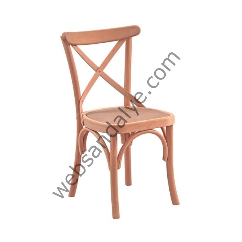 Lerida Döşemeli Tonet Ham Ahşap Sandalye