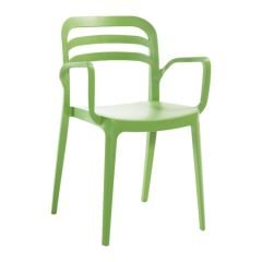 Devel Kollu Plastik Sandalye Yeşil