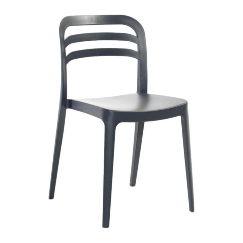 Devel Plastik Sandalye Antrasit