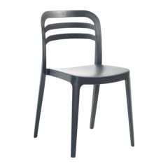 Devel Plastik Sandalye Antrasit