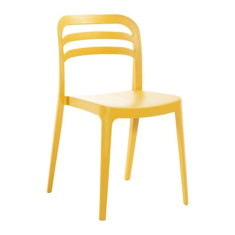 Devel Plastik Sandalye Hardal