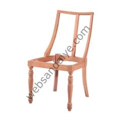 Katalunya Ham Ahşap Sandalye