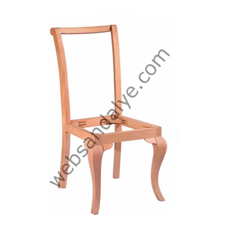 Aragon Giydirme Ham Ahşap Sandalye