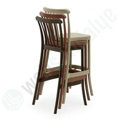 Lowell Bar Sandalyesi 75 cm Bej