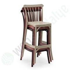 Lowell Bar Sandalyesi 75 cm Bej