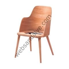 Lusaka Kollu Ham Ahşap Sandalye