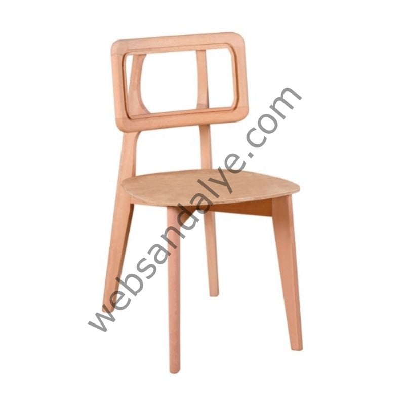 Aros Ham Sırt Döşemeli Ahşap Sandalye