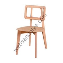 Aros Ham Sırt Döşemeli Ahşap Sandalye