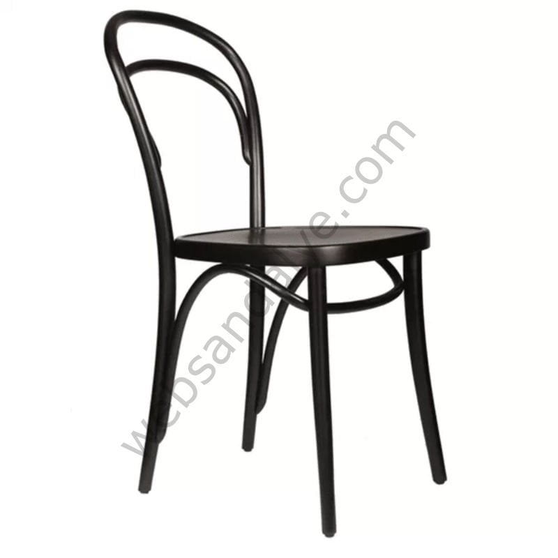 Ator Thonet Ahşap Sandalye Siyah
